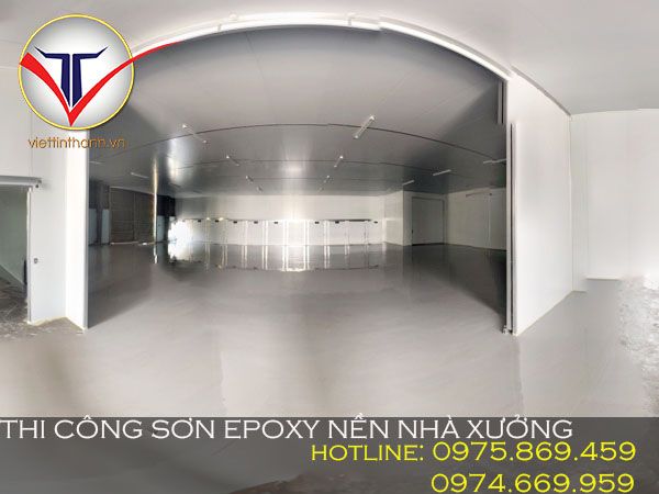 Thi công sơn epoxy nền nhà xưởng